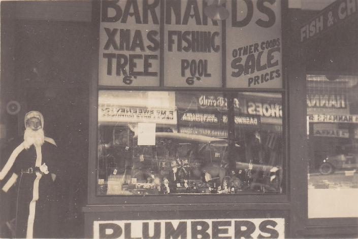 Alf Barnard's shop at Taihape