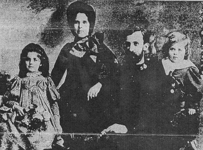 Winifred, Nellie, Allan and son Allan George Fisher