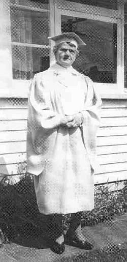 Dot in Church robe