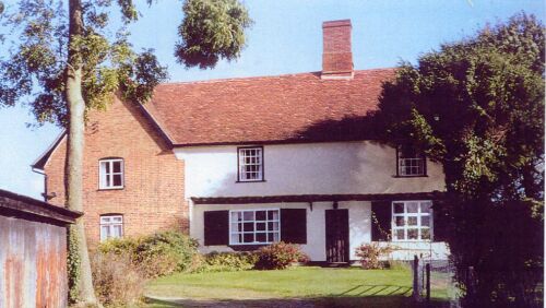 Hill Farm,Whatfield - the Cone house, as it looks today