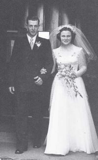 Wedding of Avis & Malcolm in 1951