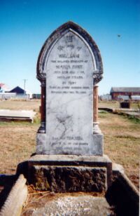 William and Isabella Cone grave, Rangiora Cemetery