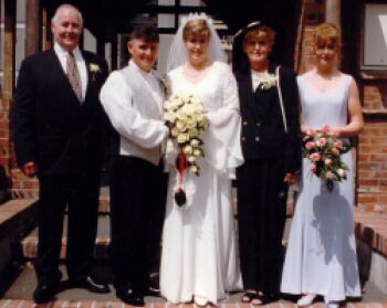 Terry(L P Davie) Errol Collins, Karen, Marie and Sara