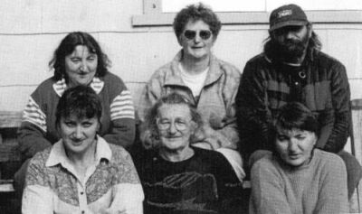 Back - Desley, Carolyn, Jeffrey; Front - Linda, Doreen and Trudy