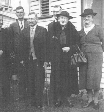Cone family - Left: George; Bram; Bill; Thomas; Maria (Guilford), Kate (Davie)