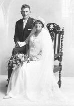 Marriage Clarrie and Zena Griffin, 1932