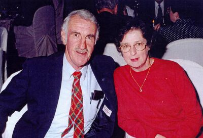 Jim and Lyn Cone off Alaska, 2000