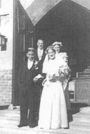 Wedding of Mary and Arthur Houghton Aug 24,1940