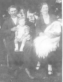 Edward and Elsie with Ted and baby Nancy