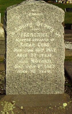 Headstone Timary Cemetery