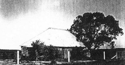 Sod house at Ashley built abt 1866
