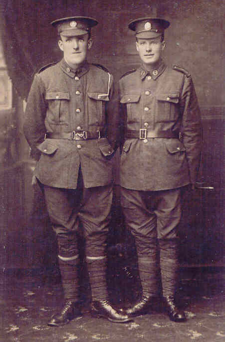 Brothers Henry (left) and Frank Harper