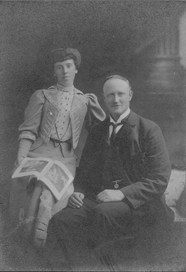 Marriage to Arthur Ernest Pelvin 
      at Waimate&nbsp;1903 