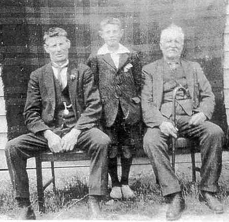 Three generations - William, Cyril and William John Harper
